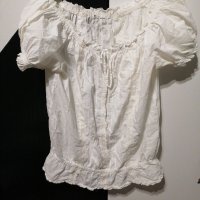 Бяла блузка, снимка 1 - Блузи с дълъг ръкав и пуловери - 33416247