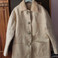 Леко палто имитация на кожа, снимка 2 - Палта, манта - 26456360