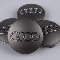 4бр Audi Капачки за Джанти 60мм, снимка 3 - Аксесоари и консумативи - 43256748