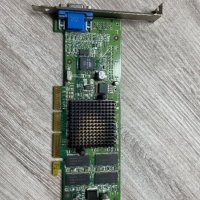 Видео карта ﻿HP NVIDIA GeForce2 MX 400 AGP VGA, снимка 1 - Видеокарти - 38029243