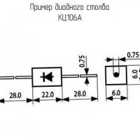 Високоволтови бързи диоди КЦ106А 4,000V, 10mA, 20 kHz, снимка 2 - Друга електроника - 33572352