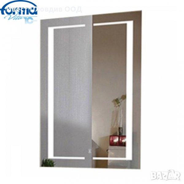 Огледало за баня с LED осветление и нагревател SP-3060A 50х70 см, снимка 1