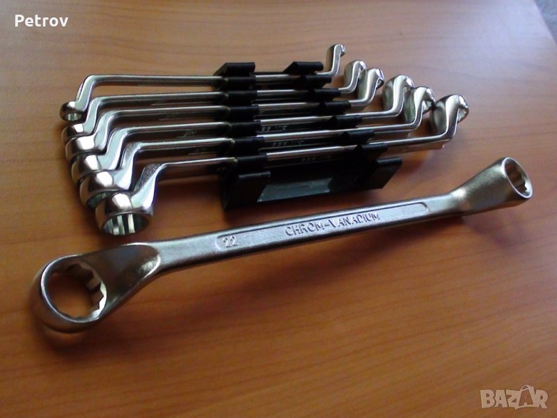 MEISTER - 7 бр. Немски Звездогаечни Ключове 6-22 , DIN 838 , CHROM-VANADIUM , внос Wuppertal Germany, снимка 1