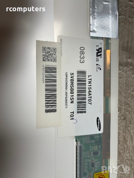 Дисплей LTN154AT07 Матрица 15.4", Samsung, Glossy, снимка 1
