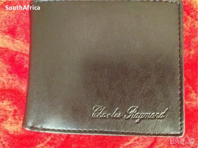 Мъжки черен портфейл Charles Raymond-Нов!, снимка 1