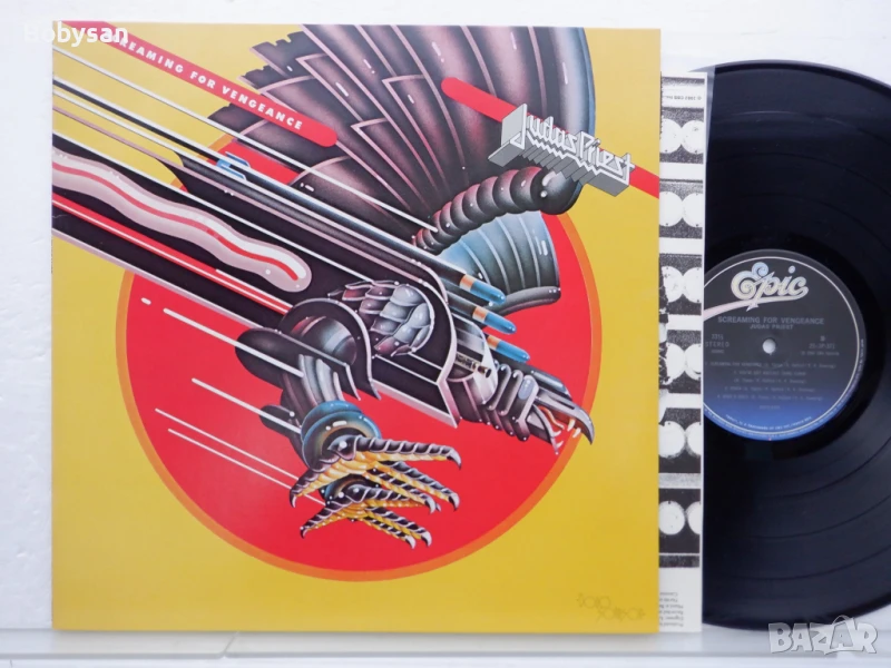 Judas Priest "Screaming For Vengeance" LP (12 инча) / EPIC / SONY, снимка 1