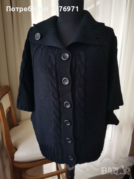 Дамска жилетка пончо, снимка 1