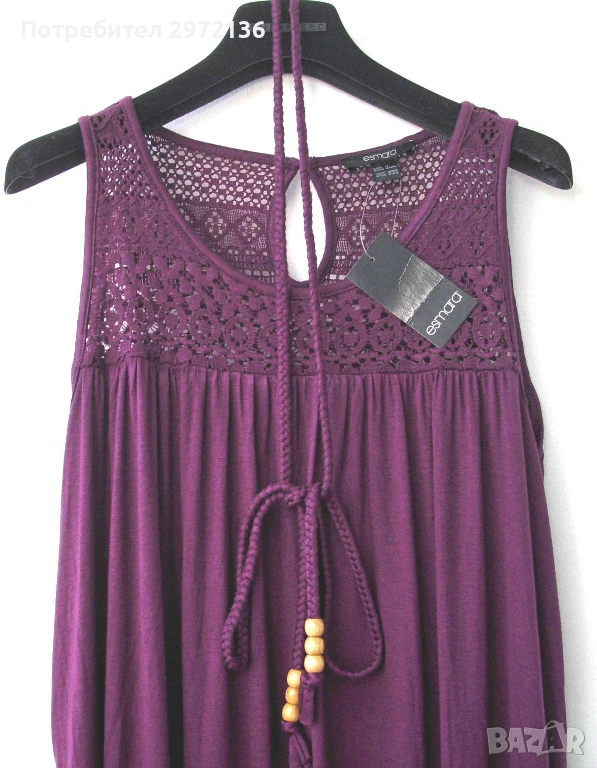 Дамска рокля с дантела, снимка 1