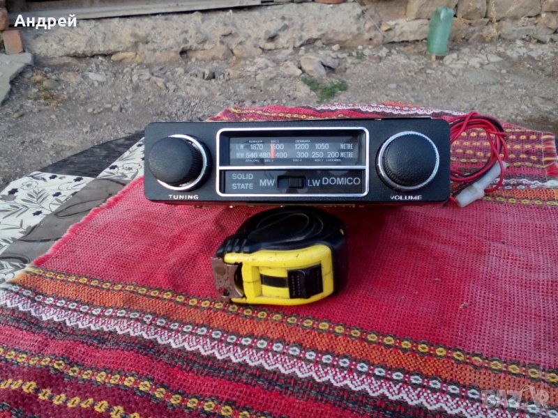 Старо авто радио Domico,Solid State, снимка 1