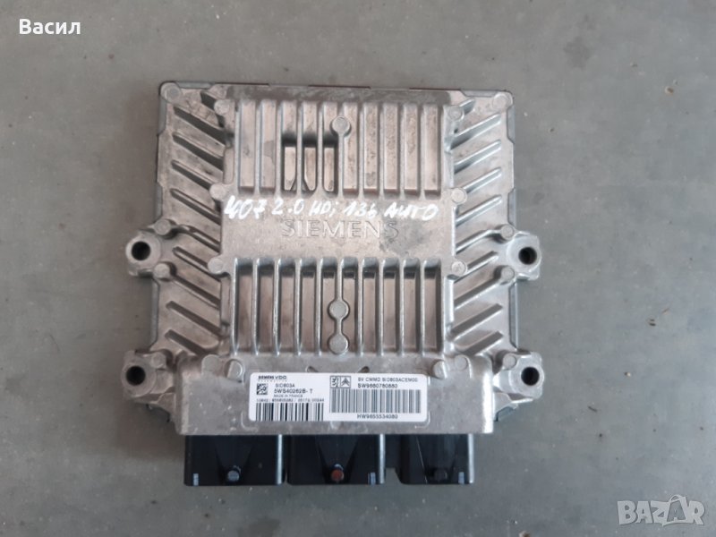 Компютър двигател Peugeot 407 SW 2.0 HDI 2.0hdi 136 к.с Пежо 407 КОМБИ 2.0 ХДИ 2.0хди pejo, снимка 1