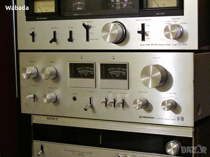 ПРОМОЦИЯ! Забележителен звук от края на 70-те, Pioneer SA-706 запазен в ориг.състояние 2x60W (8 Ohm), снимка 1