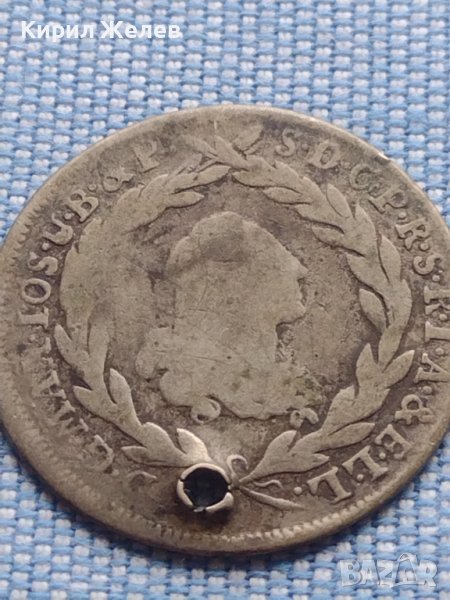 Сребърна монета 10 кройцера 1774г. Йозеф Махсимилиян трети Мюнхен Бавария 13668, снимка 1