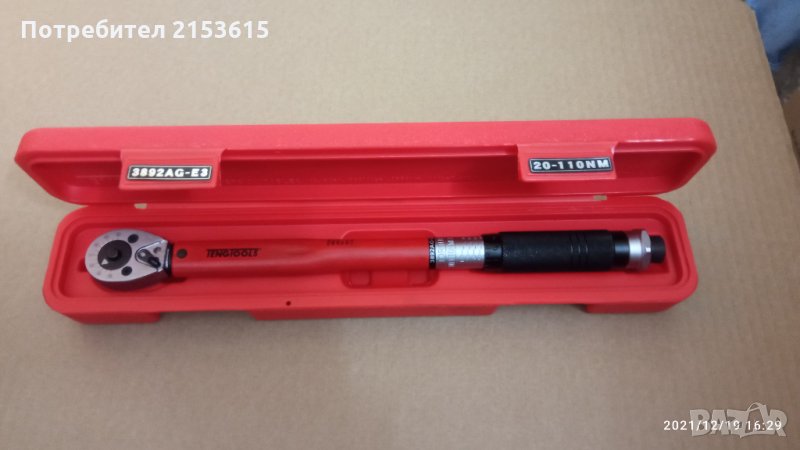 teng тенг динамометричен ключ 3/8  20-110нм  3892ag-е3, снимка 1