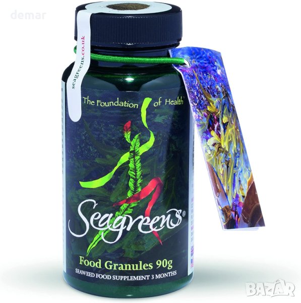 Хранителна добавка Seagreens, морски водорасли (гранули 90g), снимка 1