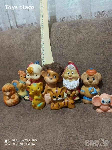 Лот гумени играчки от соца, снимка 1