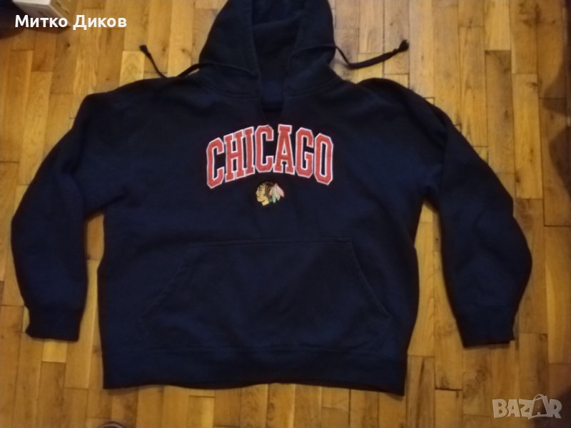 Чикаго НХЛ суитчер  с качулка размер ХХЛ, снимка 1