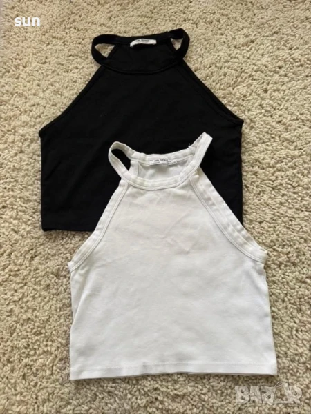 Два къси топа Zara, снимка 1