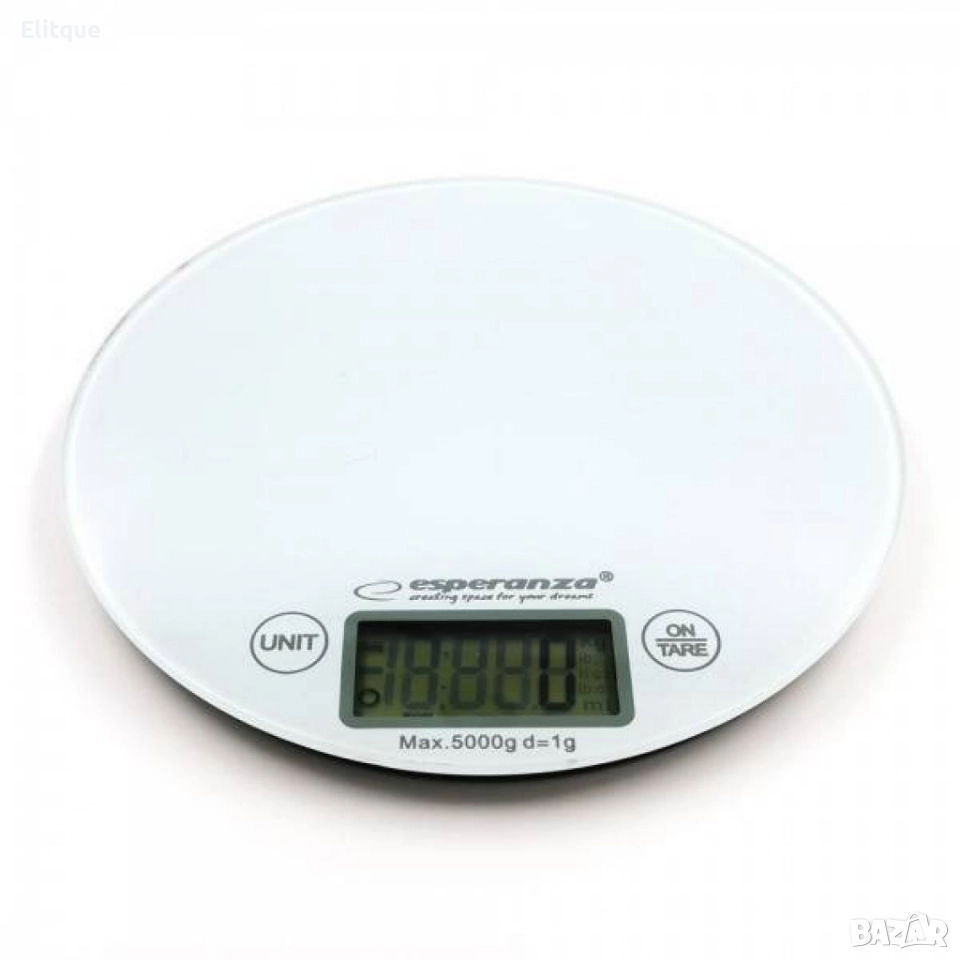 Кухненска везна , 5кг, Бяло, снимка 1