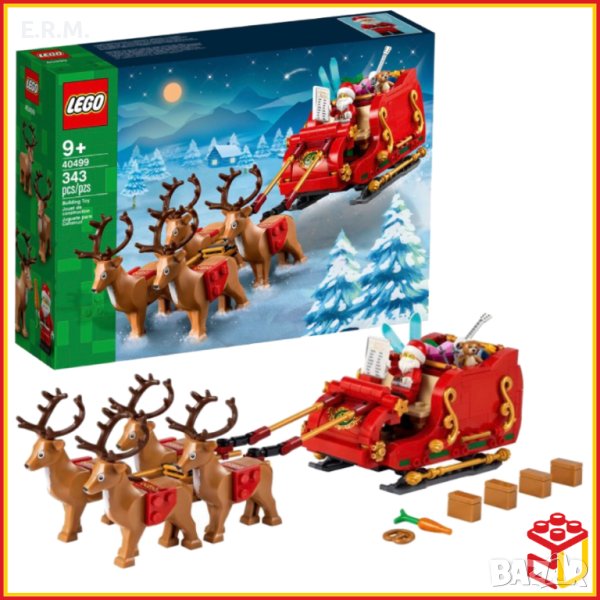 Lego 40499 Шейната на Дядо Коледа Santa`s Sleigh – SEASONAL, снимка 1