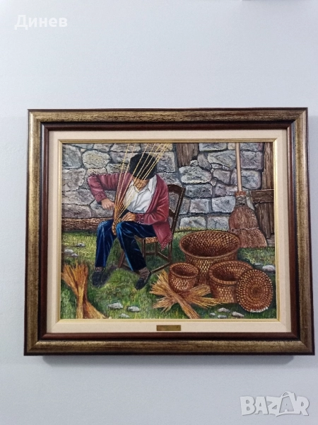 Маслена картина върху платно Испания P.Lozano масло, снимка 1