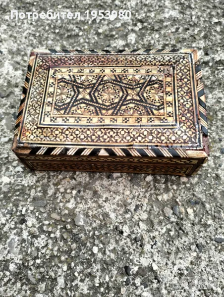 Стара кутия за бижута, снимка 1