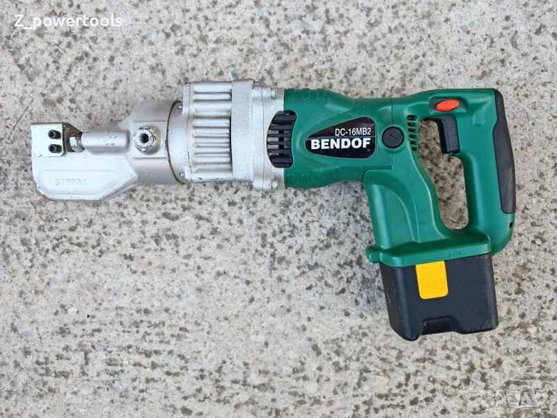Продавам: Акумулаторна машина за рязане на арматура BENDOF DC-16MB2 Шведско производство, снимка 1