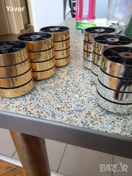 Нови крачета за аудио техника 10 лв за 4бр, Д 50мм , В15мм, снимка 1