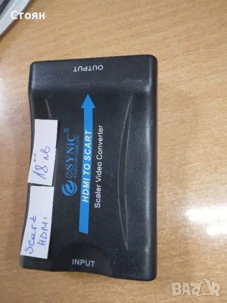 Преходник HDMI to Scart, снимка 1