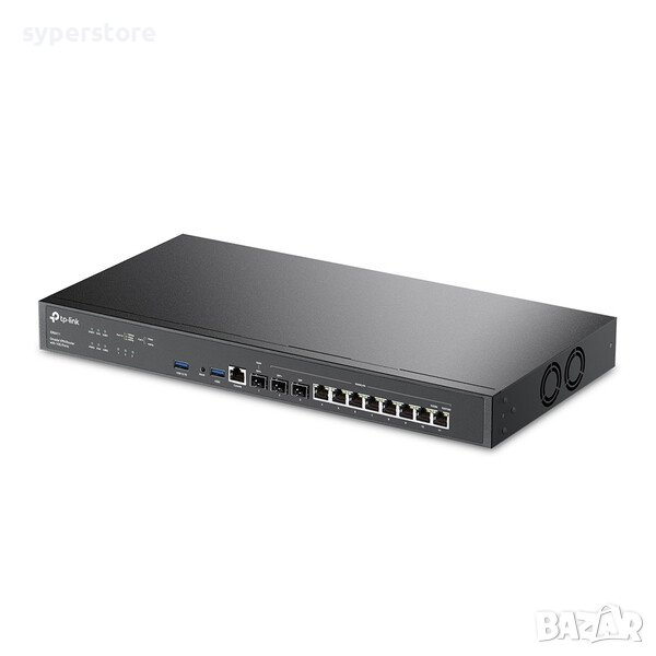 Кабелен Рутер TP-Link ER8411 Omada SDN До 10 WAN порта оптични и RJ45 WAN, снимка 1