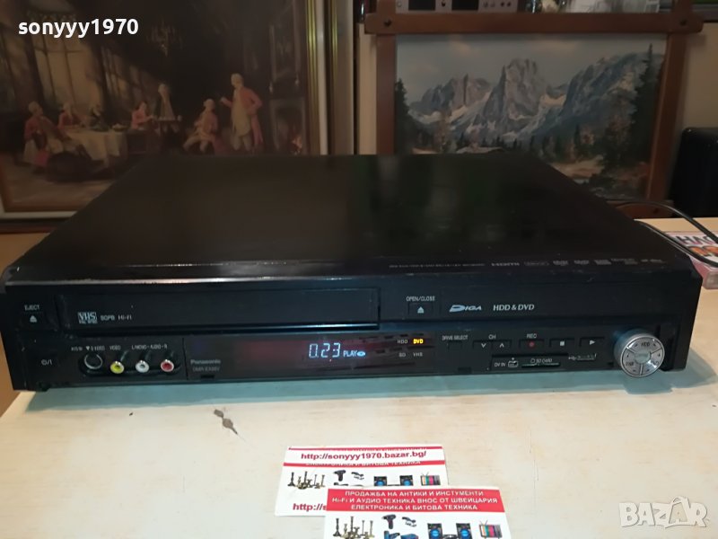 PANASONIC DMR-EX98V VIDEO/HDD/DVD/USB/HDMI-ВНОС GERMANY 1408221420, снимка 1