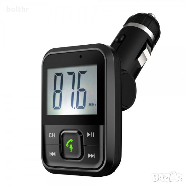 FM Трансмитер И Зарядно За Автомобил DIVA FMBT1502R, Bluetooth, USB, снимка 1