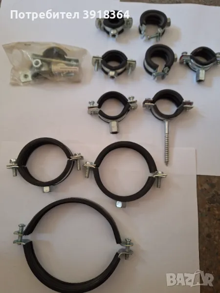 Скоби метални за ВиК тръби, снимка 1