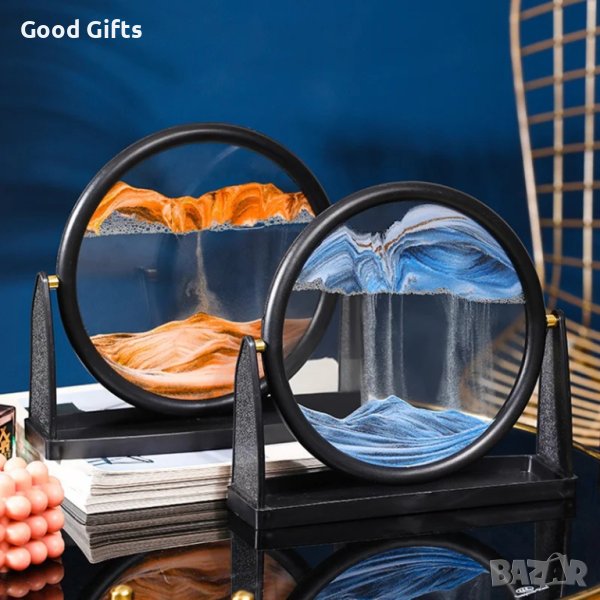 3D Пясъчна картина с движещ се пейзаж Пясъчен живопис, снимка 1