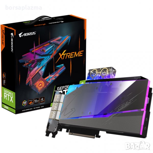 Gigabyte Aorus GeForce RTX 3080 Xtreme Waterforce 12G LHR, 12288 MB GDDR6X, снимка 1