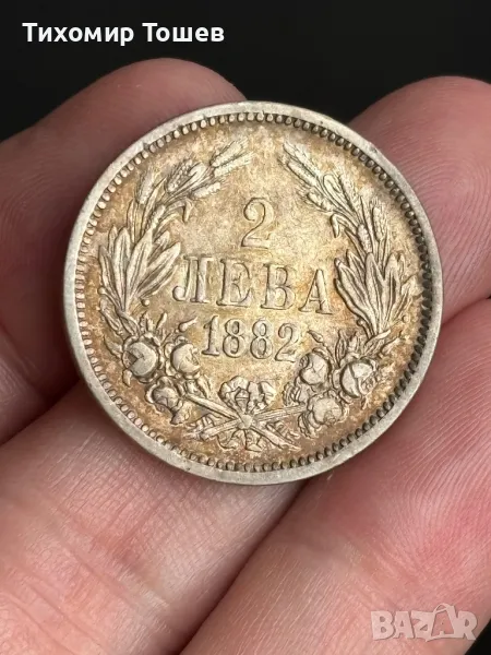 2 лева 1882, снимка 1
