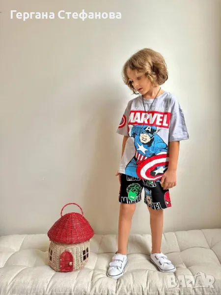 Комплект Марвел Размери-3/4г.4/5г.5/6г.7/8г.9/10г. Цена-25 лв, снимка 1