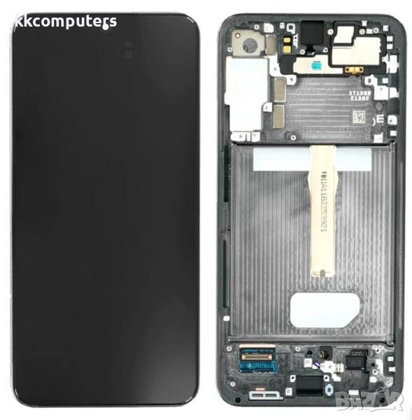 LCD Дисплей за Samsung SM-G906F S22 Plus / GH82-27500A / 27501A / Тъч скрийн + рамка / Черен / Ориги, снимка 1