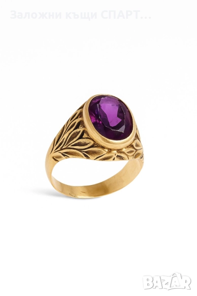 Златен пръстен-6.34гр. , снимка 1
