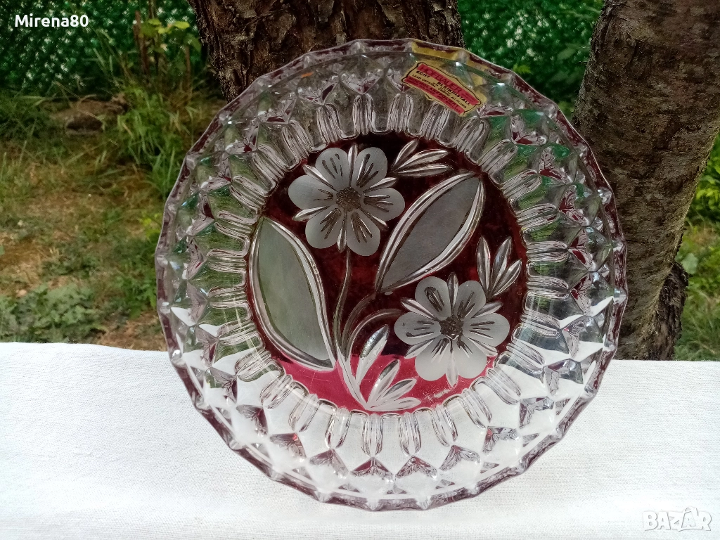 Немска кристална купа - нова !, снимка 1