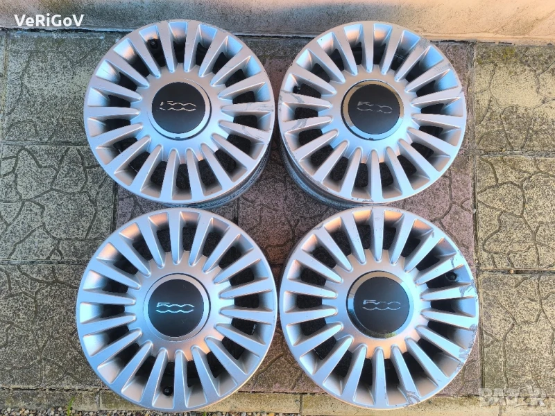 Лети Джанти Фиат 500 - 15'/4x98 6J ET35 58.1/Оригинални!, снимка 1