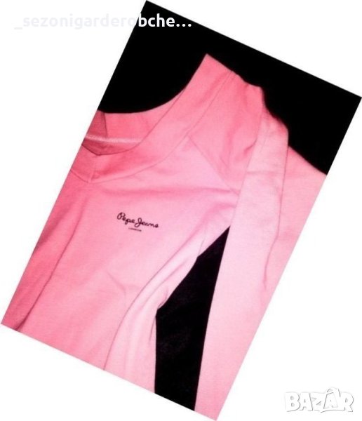 💖👠Дамска чисто нова розова блуза ''PEPE JEANS'' по тялото,страхотно качество!-М,Л,ХЛ💖👠💖, снимка 1