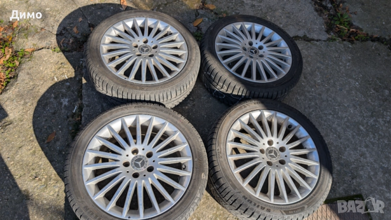Джанти със зимни гуми за Mercedes C 220 CDI BlueEFFICIENCY - (204.202), снимка 1