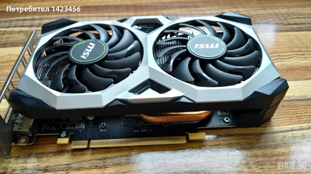 Видео карта GTX 1660 Ti Ventus XS 6G OC - ЗА ЧАСТИ, снимка 1