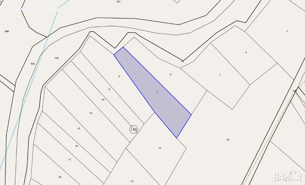 Продавам нива №7 Кошовица в Старосел, снимка 1