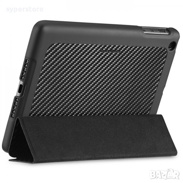 Калъф за iPad Mini,  тъмно сив с карбонов гръб, C-IPMF-CTWU-KK, SS300120, снимка 1