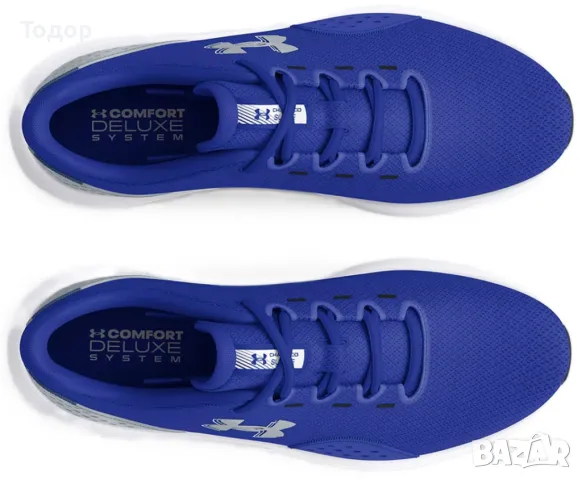 Мъжки обувки Under Armour - Charged Surge 4 , сини/бели, снимка 3 - Маратонки - 49392040