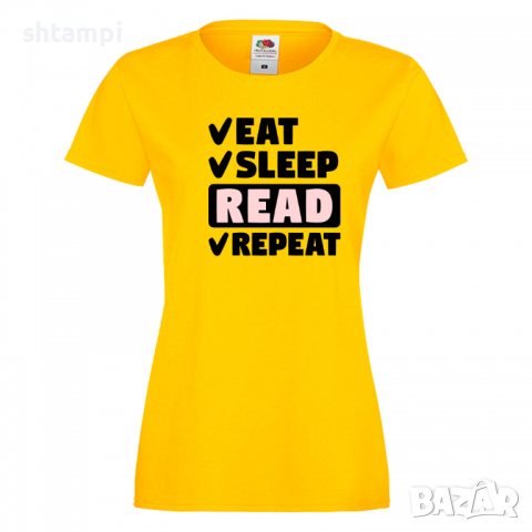 Дамска тениска Read,Eat,Sleep,Peker,Anime,Repeat,Ядене,Повторение,, снимка 7 - Тениски - 36422219