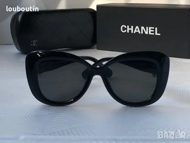 CH дамски слънчеви очила черни , снимка 6 - Слънчеви и диоптрични очила - 48002716