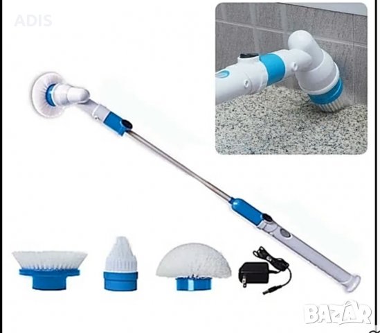 Безжична електрическа почистваща машина за баня тоалетна 360/ /абс нова /зарядно приставки в кутия, снимка 3 - Други - 38568759