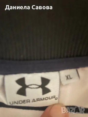 Тениска Under Armour с яка, снимка 3 - Тениски - 47618810